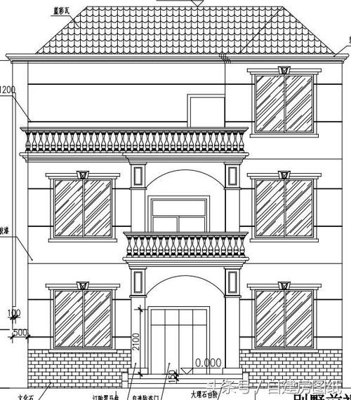 教你怎么看懂自建房建筑施工图?