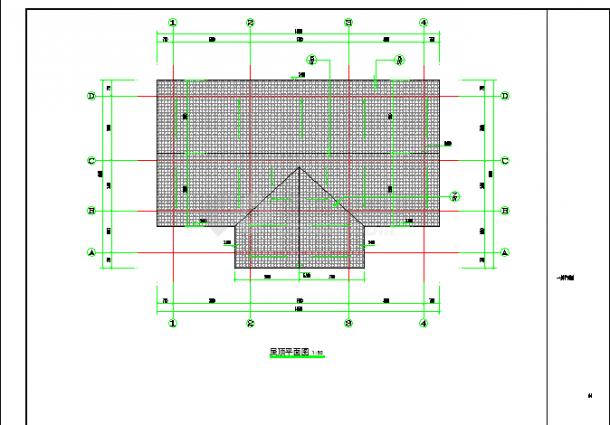 某村创3a景区旅游公厕建设工程建筑施工图砖混结构地上1层建筑面积75