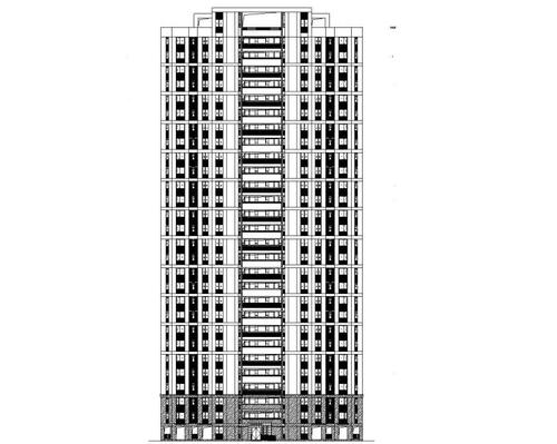 现代风格安置房住宅建筑施工图(7.8.12栋)