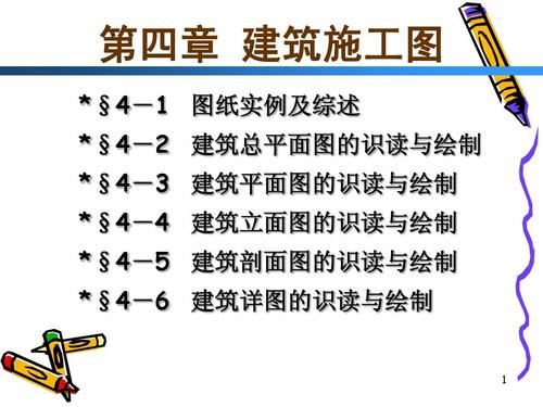 工程科技 建筑/土木 > 建筑工程制图与识图第四章 建筑施工图 *§4-1